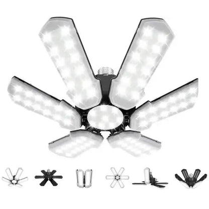 LED Garage Ceiling Lights 150W 15000LM 6500K with 6+1 Deformable Panels DailySale