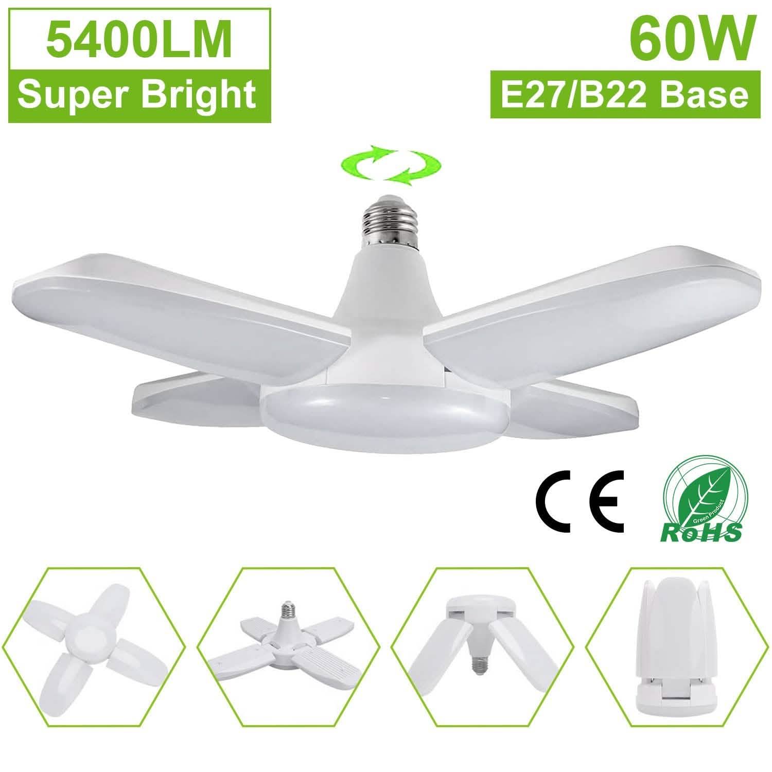 LED Garage Light E27/B22 60W DailySale