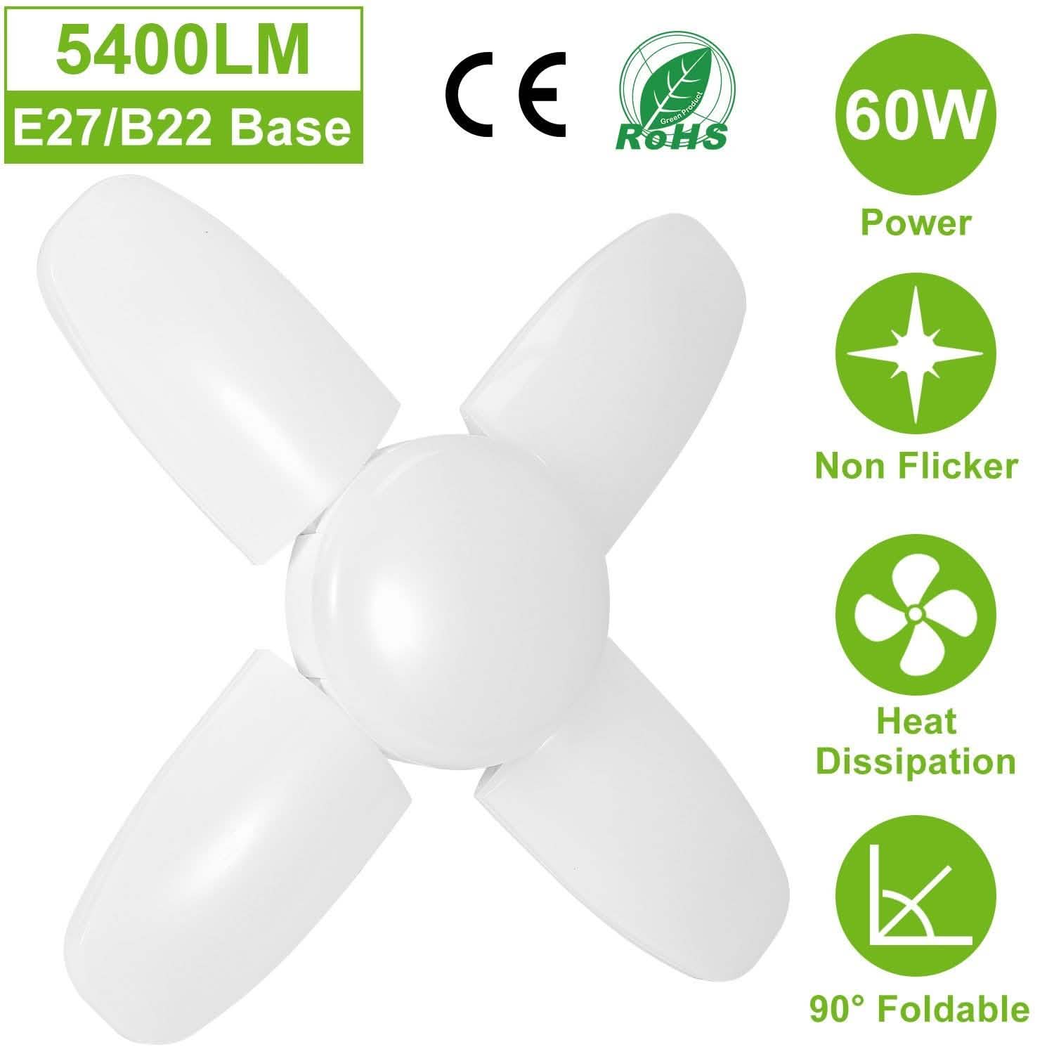LED Garage Light E27/B22 60W DailySale