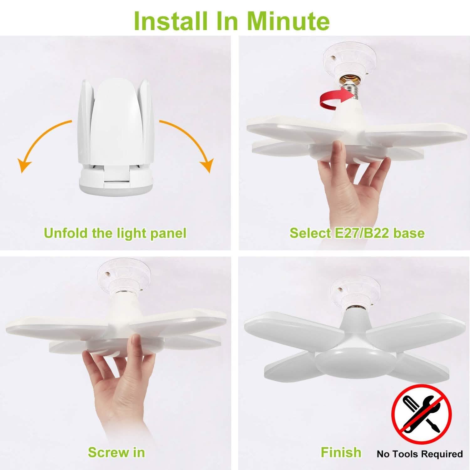 LED Garage Light E27/B22 60W DailySale