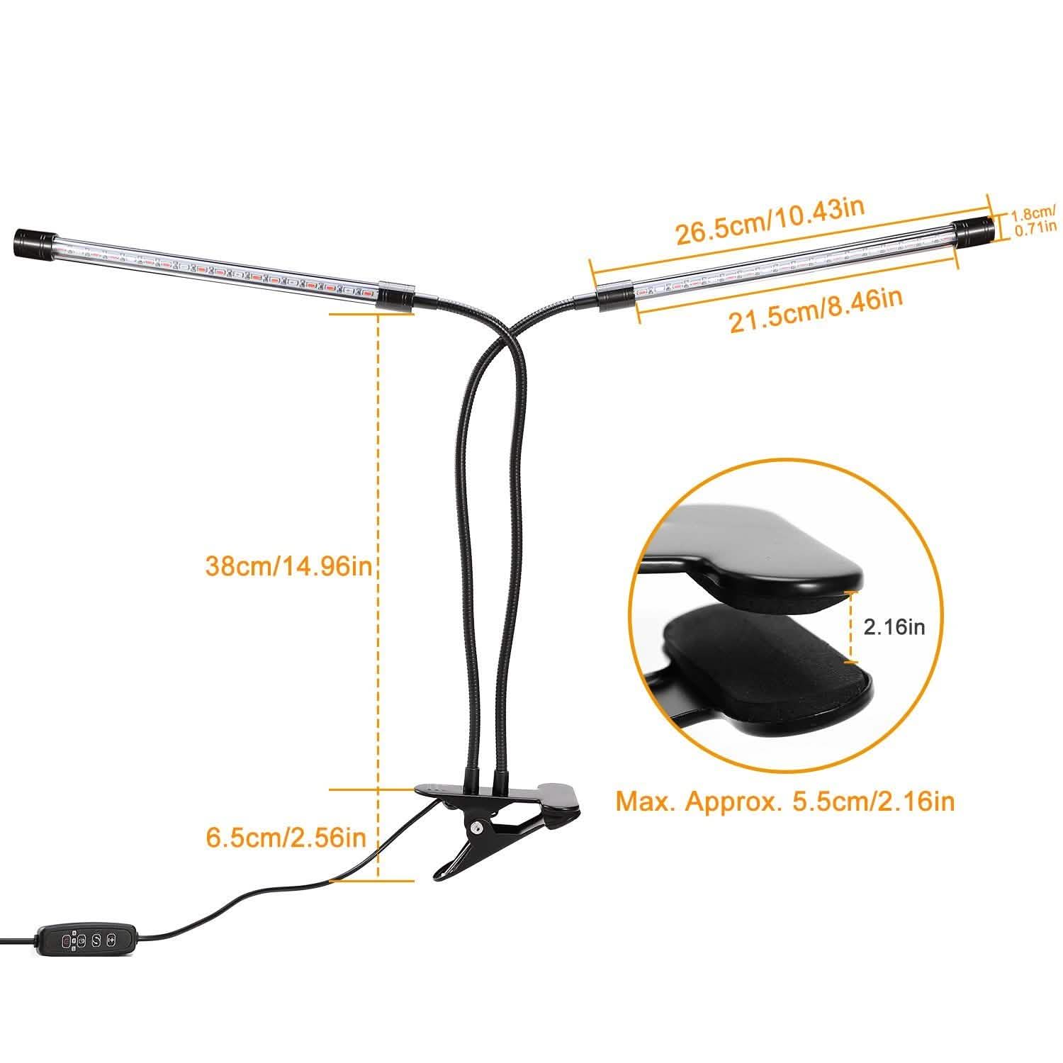 LED Grow Light Dual Head Lamp DailySale