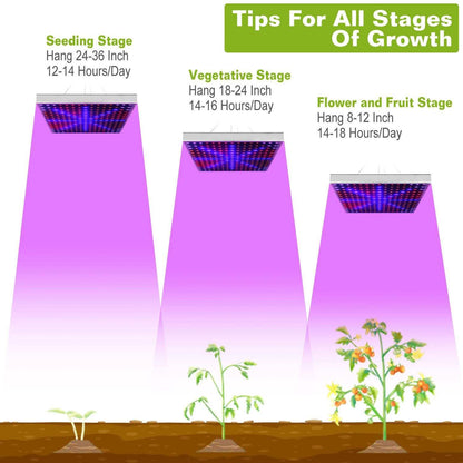 LED Grow Light Full Spectrum Hanging DailySale
