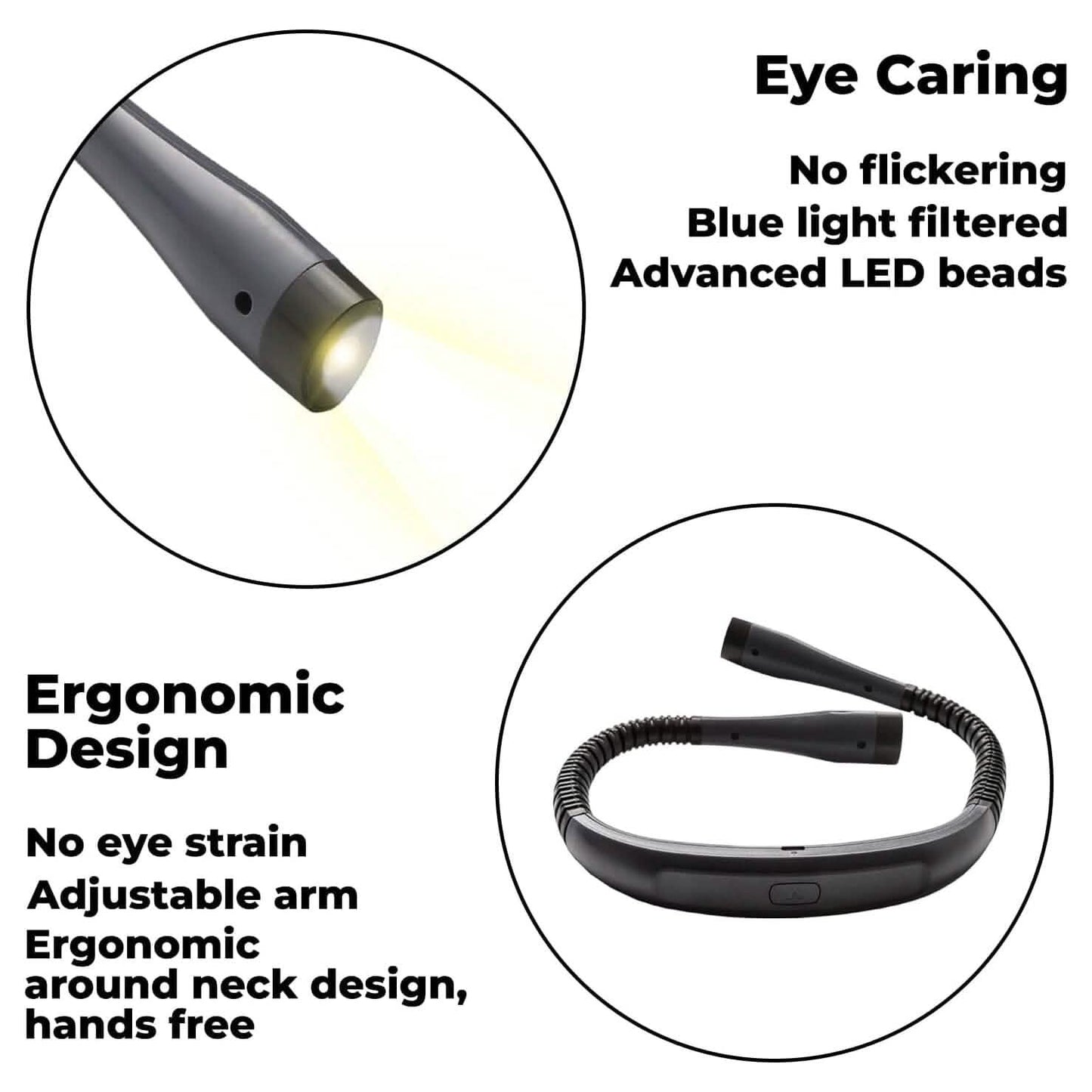 LED Hands-free Flashlight Neck Lamp DailySale