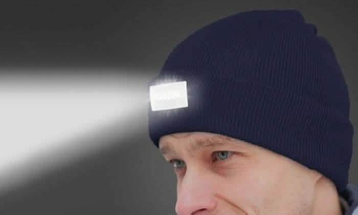 LED Headlamp Beanie for Men and Women DailySale