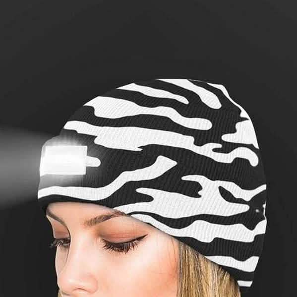 LED Headlamp Beanie for Men and Women DailySale