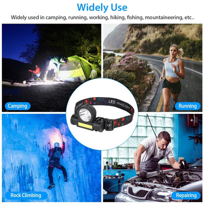 LED Headlight Super Bright Head Torch with 3 Lighting Modes DailySale