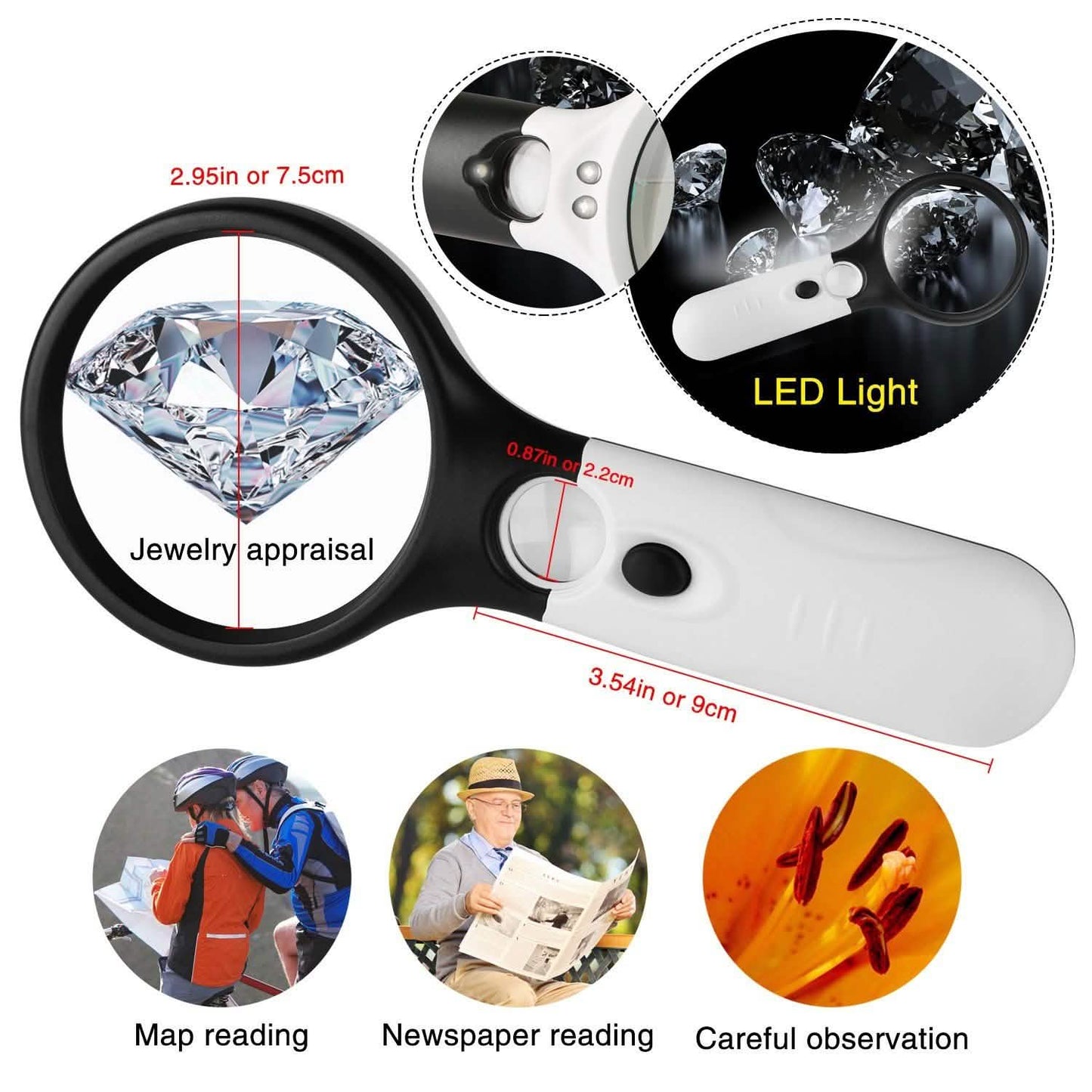LED Illuminated Magnifying Glass DailySale