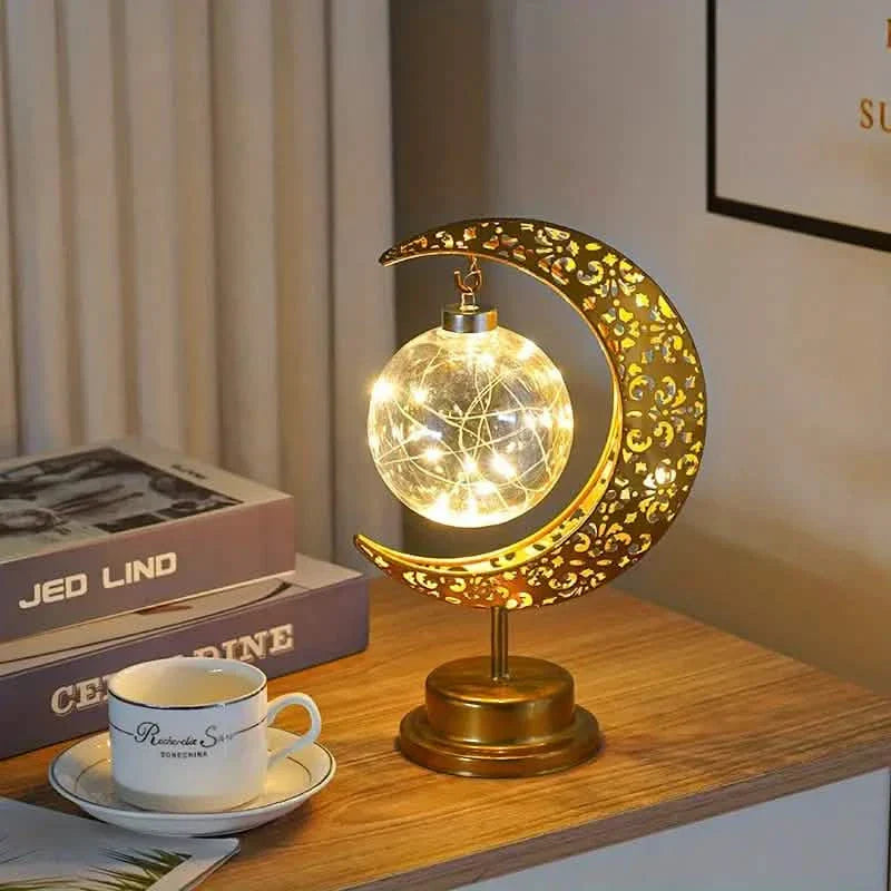 LED Iron Moon Lamp DailySale