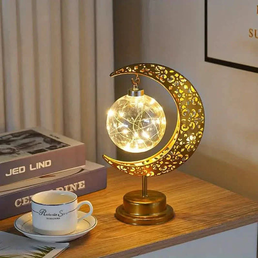 LED Iron Moon Lamp DailySale