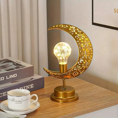 LED Iron Moon Lamp DailySale