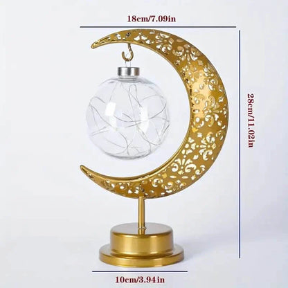 LED Iron Moon Lamp DailySale