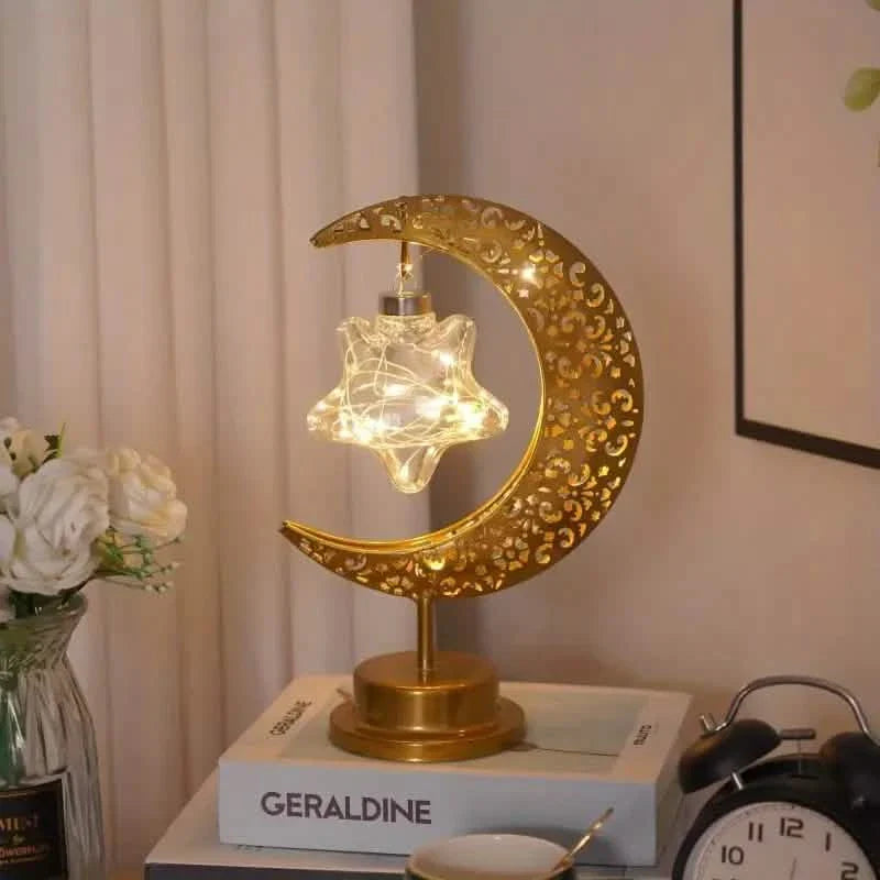LED Iron Moon Lamp DailySale