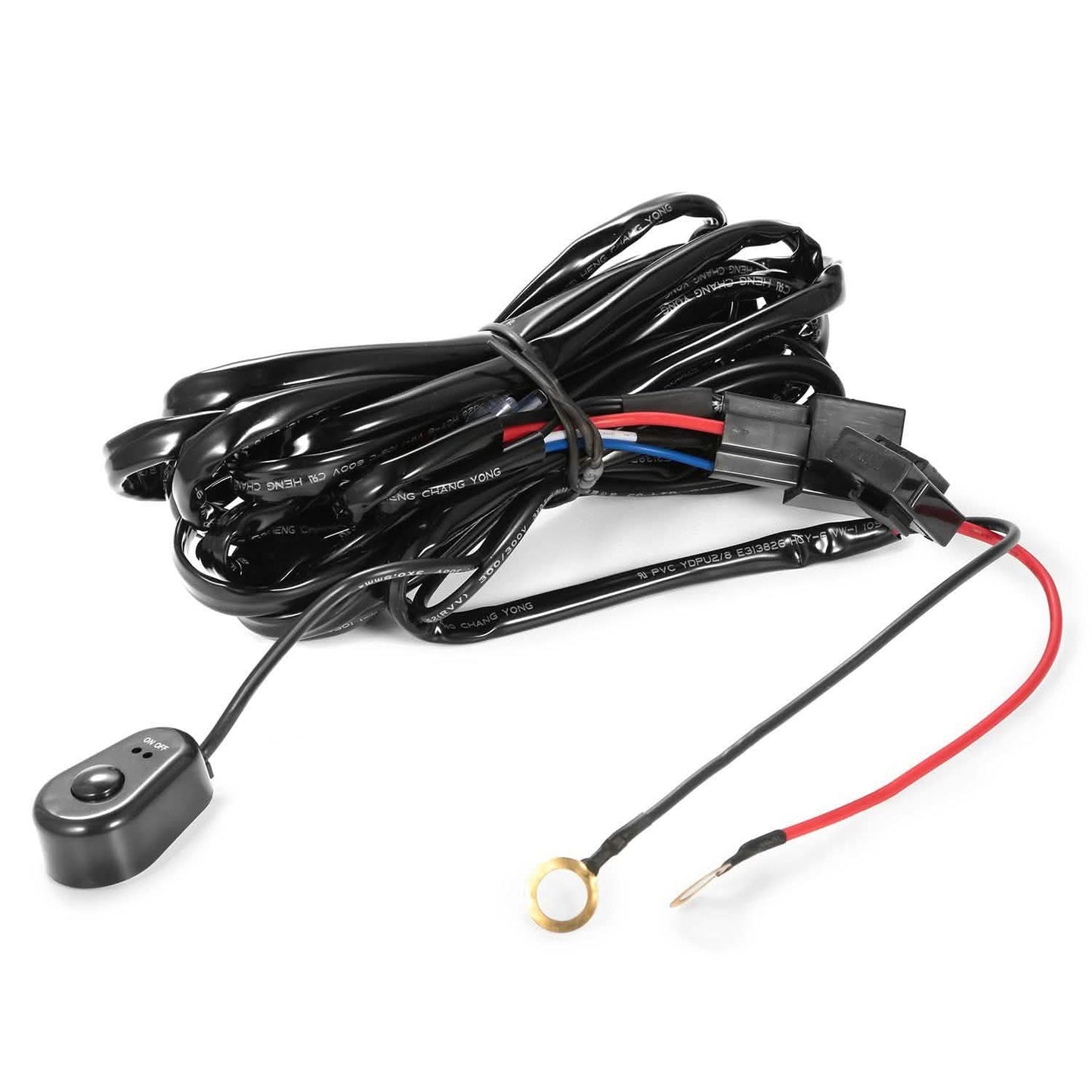 LED Light Bar Wiring Harness Kit Universal Fitment DailySale