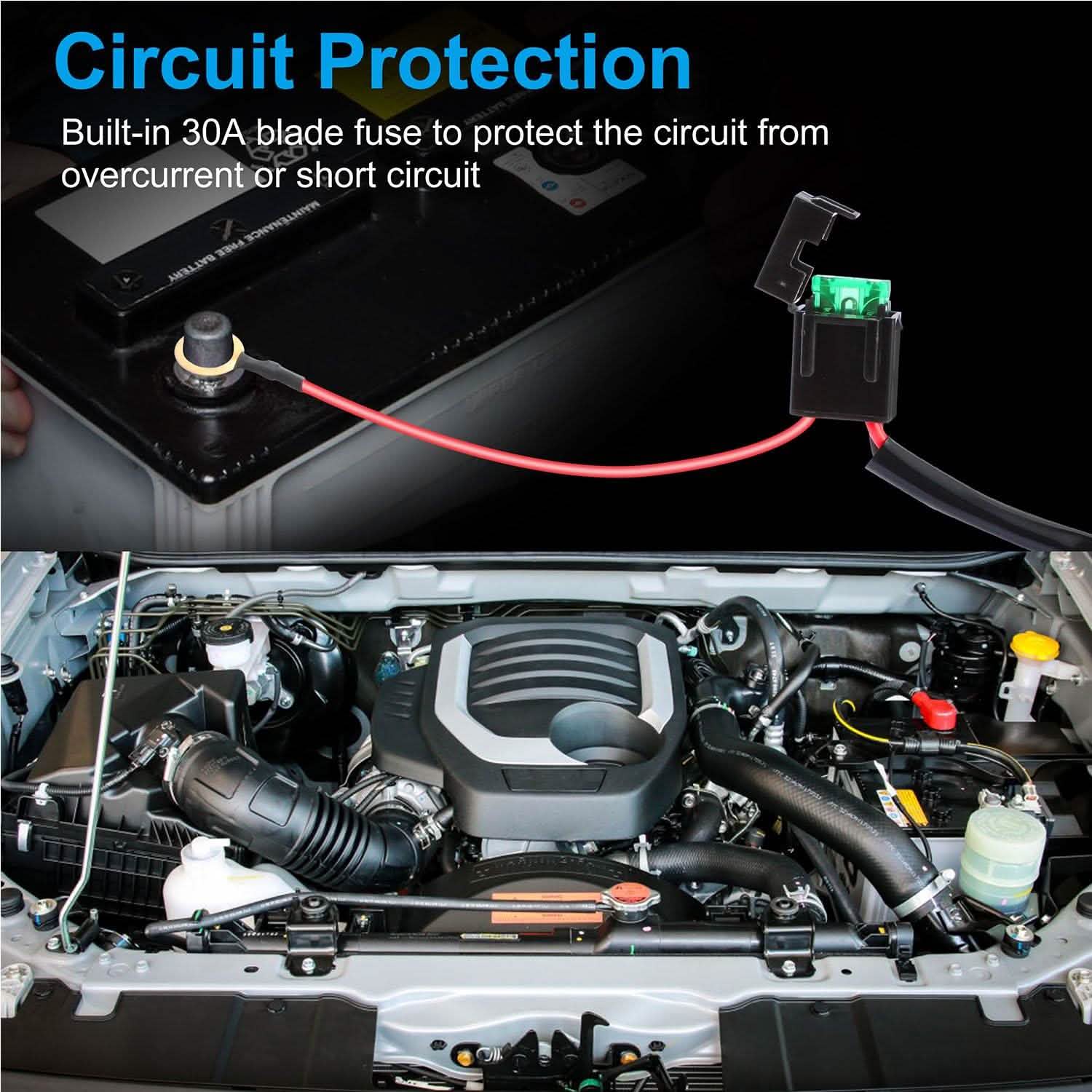 LED Light Bar Wiring Harness Kit Universal Fitment DailySale