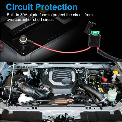 LED Light Bar Wiring Harness Kit Universal Fitment DailySale