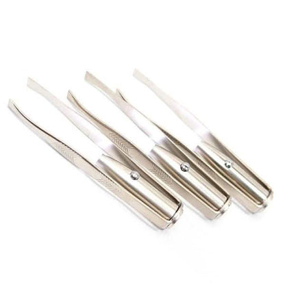 Led Light Eyelash Eyebrow Hair Removal Tweezers DailySale