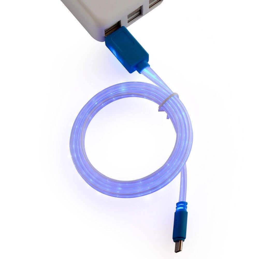 LED Light Micro USB Charger Data Sync Cable DailySale