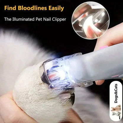 LED Light Pet Nail Clippers with Illumination for Safe Trimming DailySale