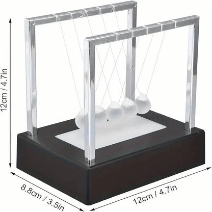 LED Light Up Pendulum Perpetual Fun Science Physics Learning Balance Balls Desk Toys DailySale