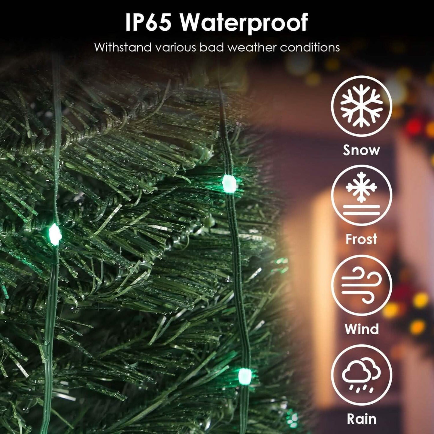 LED Lights Collapsible Christmas Tree Light with Remote App Control DailySale