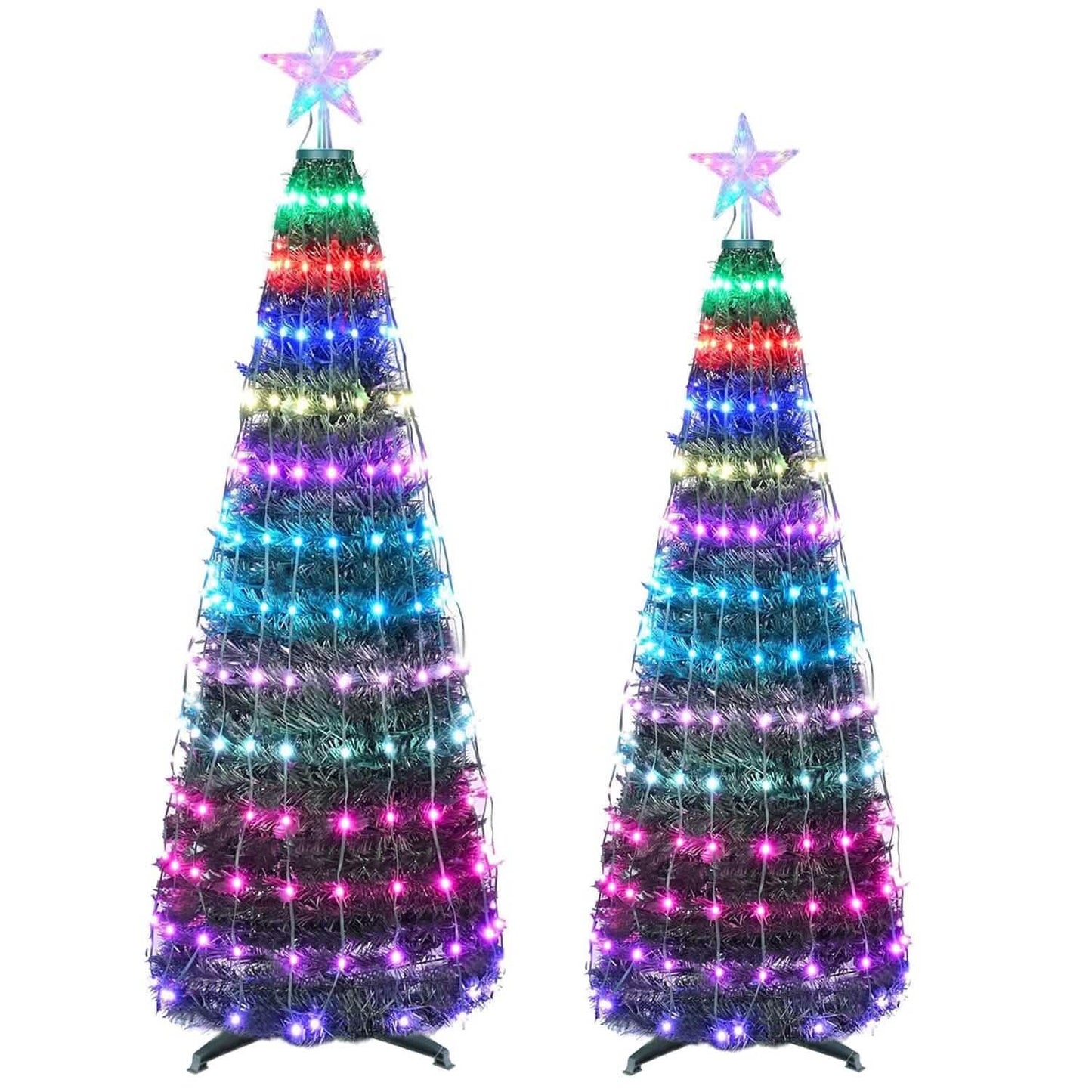 LED Lights Collapsible Christmas Tree Light with Remote App Control DailySale