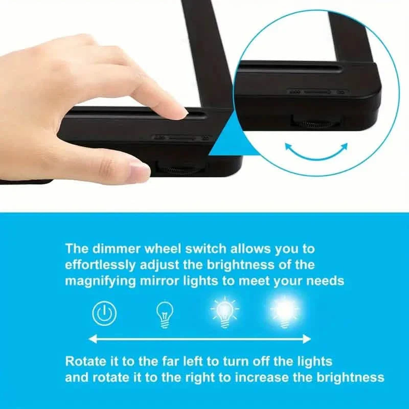 LED Magnifying Glass with Stand - 5x Zoom, USB Rechargeable Reading Aid DailySale