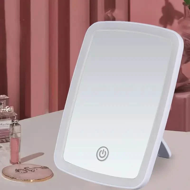 LED Makeup Mirror with Touch Sensor - 3 Color Lighting Modes DailySale
