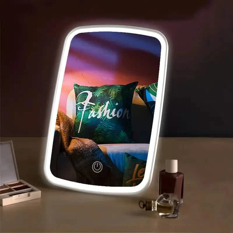 LED Makeup Mirror with Touch Sensor - 3 Color Lighting Modes DailySale