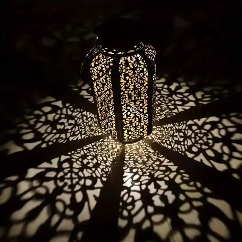 LED Metal Lantern Solar Lamp DailySale