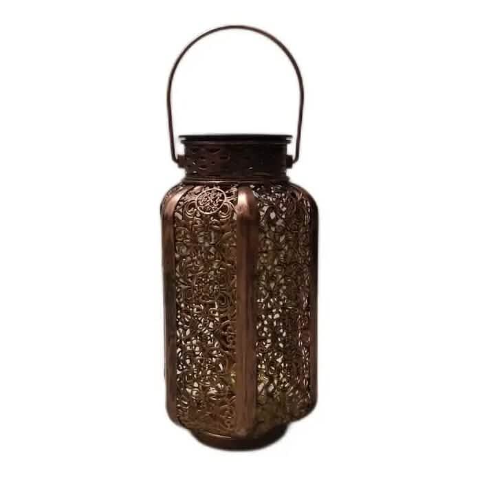 LED Metal Lantern Solar Lamp DailySale