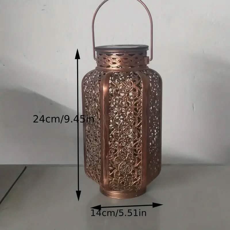 LED Metal Lantern Solar Lamp DailySale