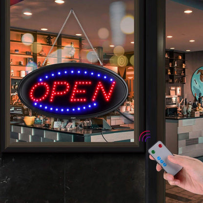 LED Open Sign Advertisement Board Electric Display with Remote Control and Timing Function DailySale