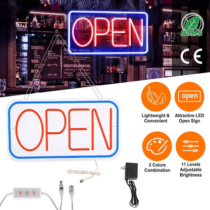 LED Open Sign Advertisement Board with 11 Levels Adjustable Brightness DailySale