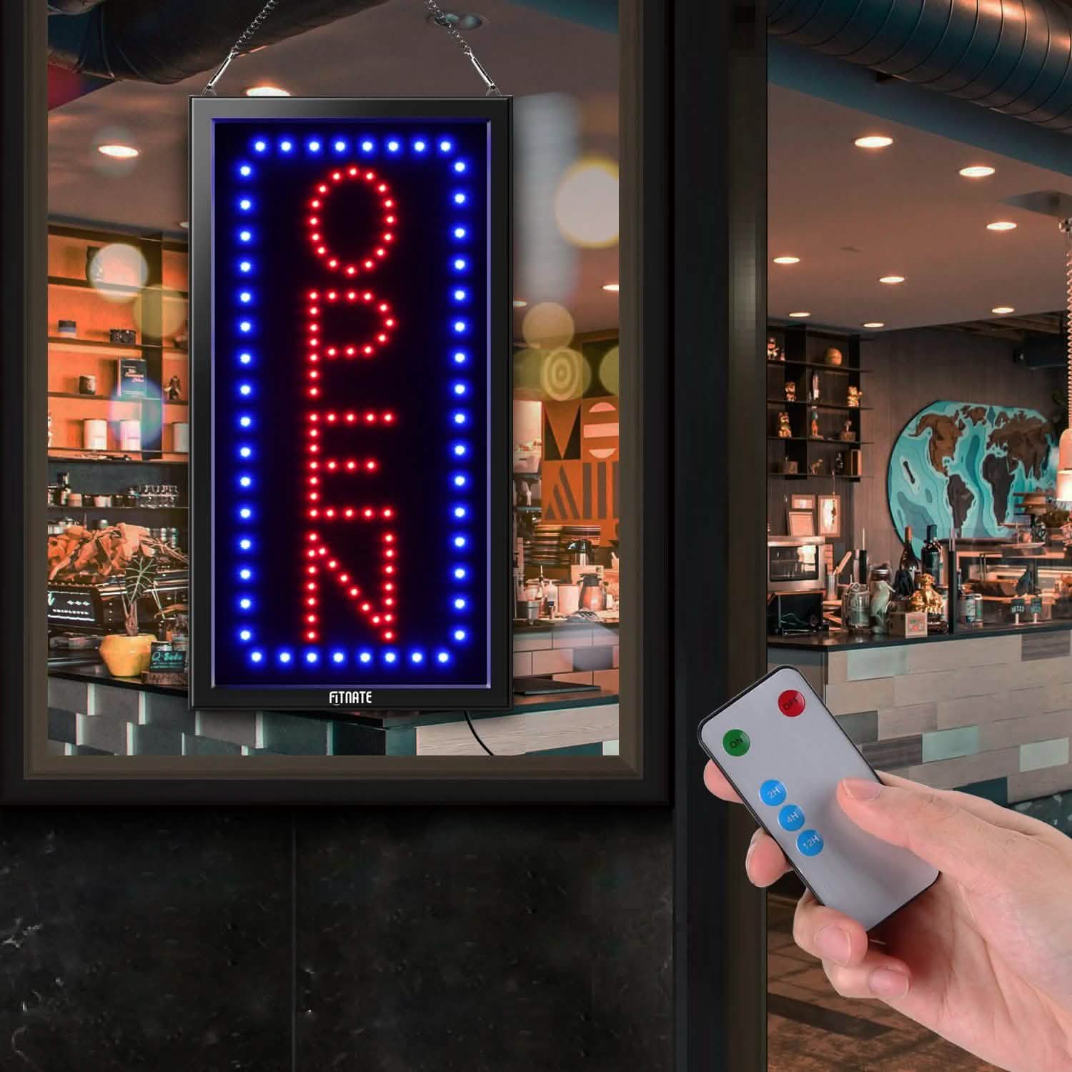 LED Open Sign Advertisement Board With Remote Control and Timing Function DailySale