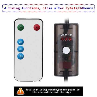 LED Open Sign Advertisement Board With Remote Control and Timing Function DailySale