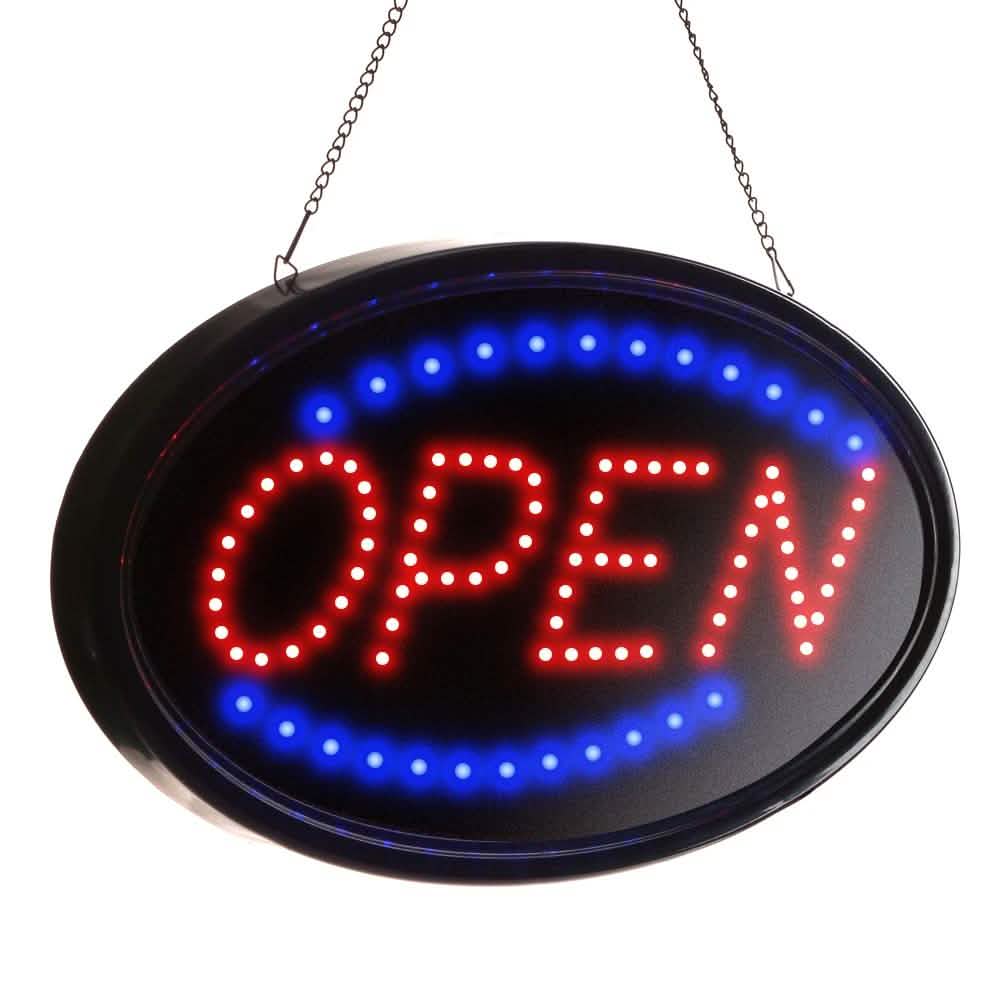 LED OPEN Sign Electric Billboard Bright Advertising Board Flashing Window DailySale