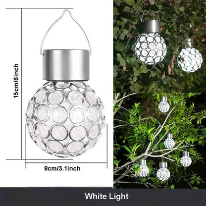 LED Outdoor Solar Lights Garden Light Chandelier Hanging Lamp DailySale