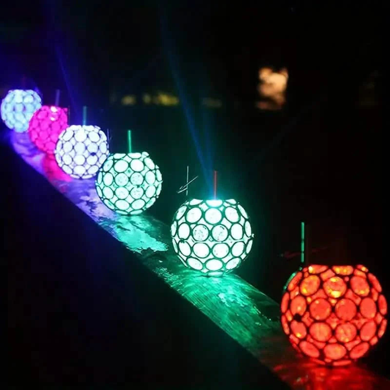 LED Outdoor Solar Lights Garden Light Chandelier Hanging Lamp DailySale