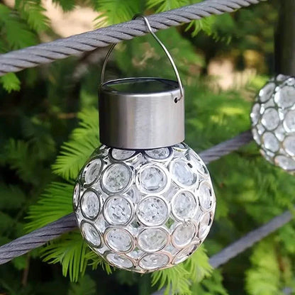 LED Outdoor Solar Lights Garden Light Chandelier Hanging Lamp DailySale