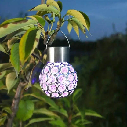 LED Outdoor Solar Lights Garden Light Chandelier Hanging Lamp DailySale