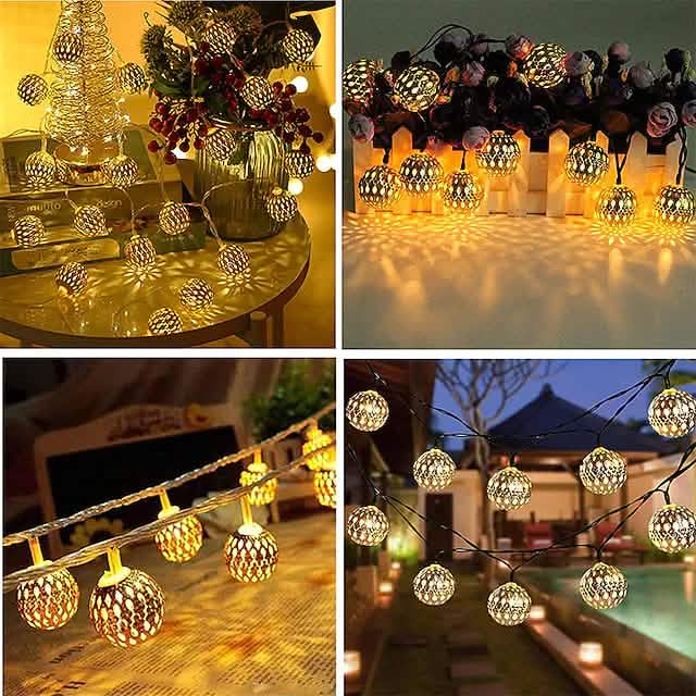 LED Outdoor Solar String Lights DailySale