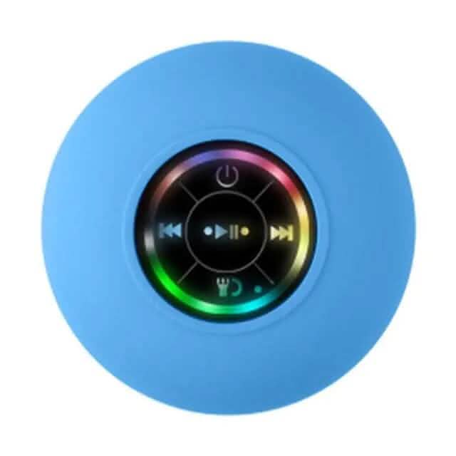 LED Portable Wireless Rechargeable Suction Bathroom Speaker DailySale