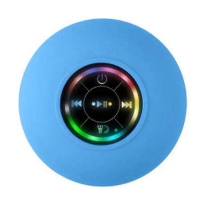 LED Portable Wireless Rechargeable Suction Bathroom Speaker DailySale
