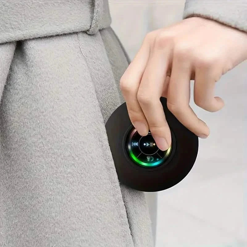 LED Portable Wireless Rechargeable Suction Bathroom Speaker DailySale