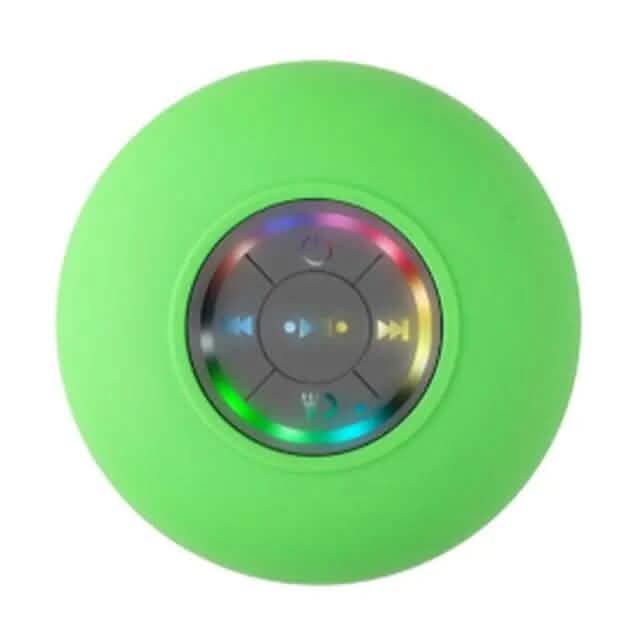 LED Portable Wireless Rechargeable Suction Bathroom Speaker DailySale
