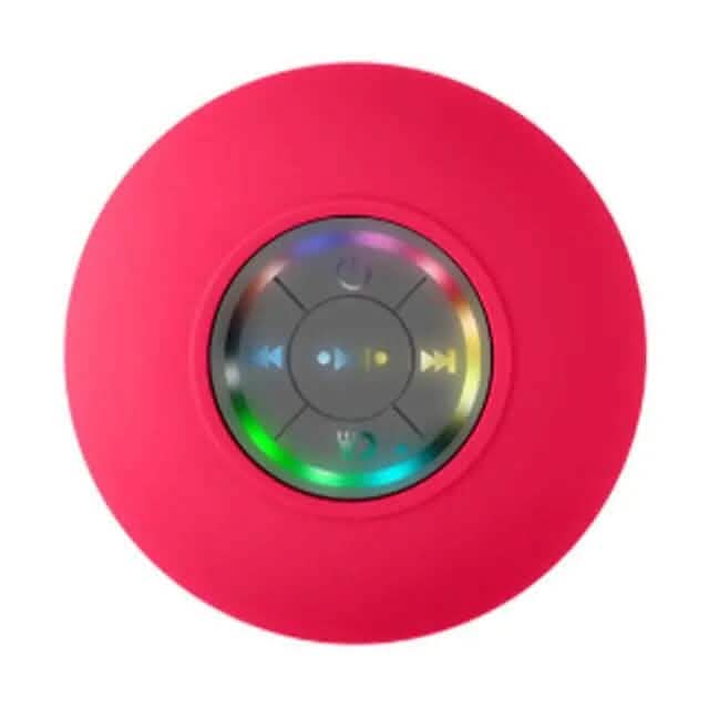 LED Portable Wireless Rechargeable Suction Bathroom Speaker DailySale