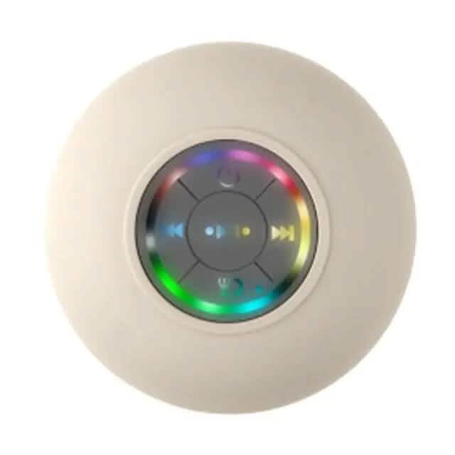 LED Portable Wireless Rechargeable Suction Bathroom Speaker DailySale