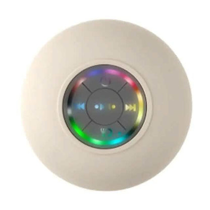 LED Portable Wireless Rechargeable Suction Bathroom Speaker DailySale