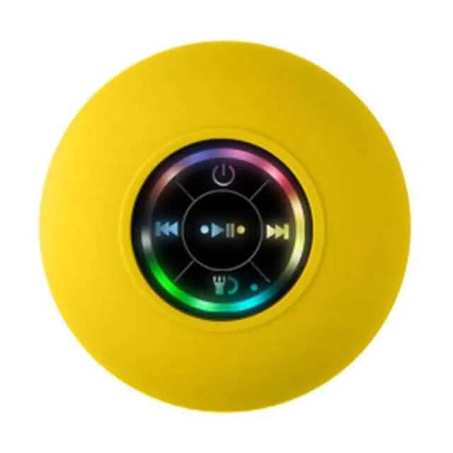 LED Portable Wireless Rechargeable Suction Bathroom Speaker DailySale