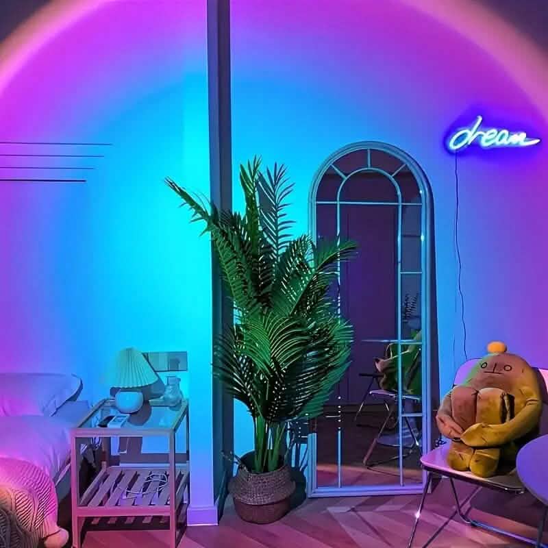 LED Projection Sunset Rainbow Lamp DailySale